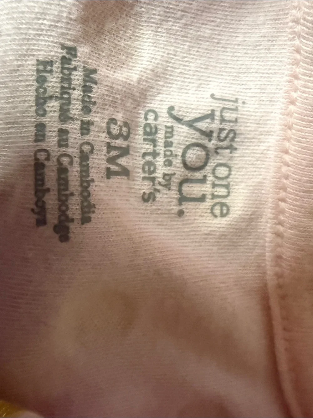 Carters light pink